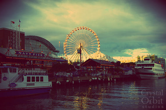 Navy Pier Ferris Wheel Chicago Photo